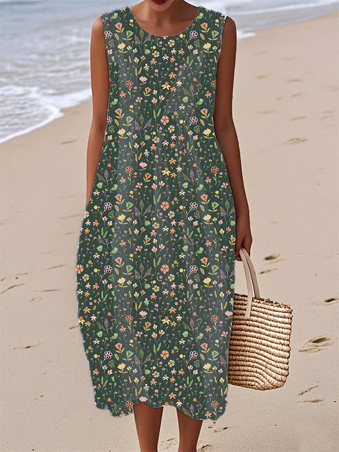 🌳Buy 3 get 12% off丨Women's Forest Sleeveless Dress