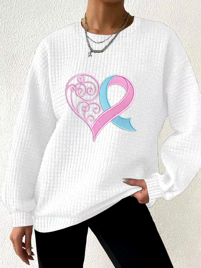 🎀Buy 3 get 12% off丨Women's Pink Heart Checkered Sweatshirt 🎀Buy 3 get 12% off丨Women's Pink Heart Checkered Sweatshirt