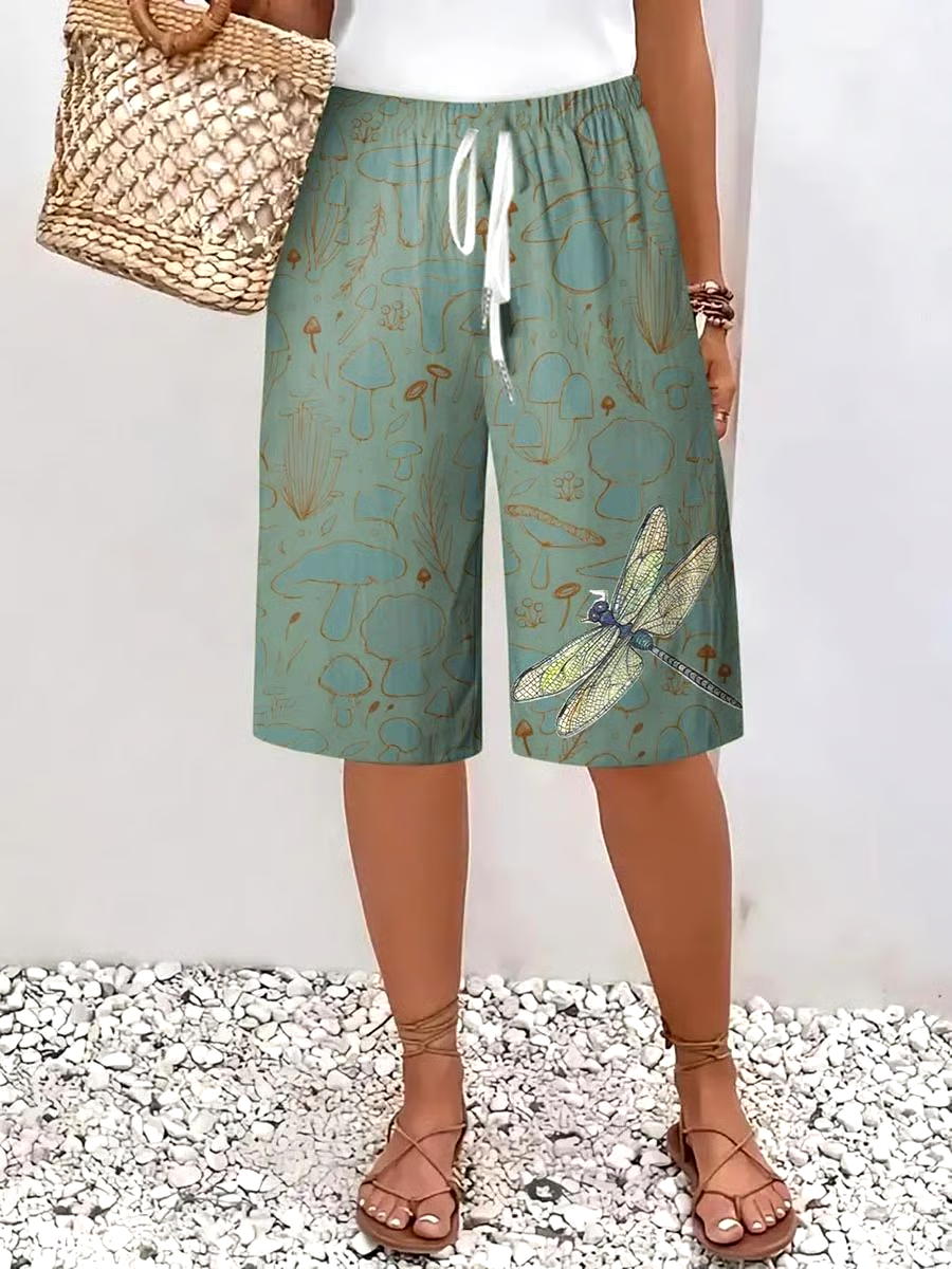 🌸Buy 3 get 12% off丨Women's Casual Vintage Floral Print Cotton and Linen Pants