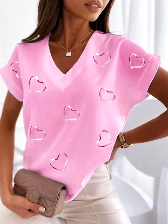 🎀Buy 3 get 12% off丨Women's Breast Cancer Print Short Sleeve T-Shirt