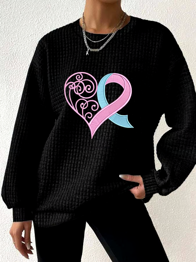 🎀Buy 3 get 12% off丨Women's Pink Heart Checkered Sweatshirt 🎀Buy 3 get 12% off丨Women's Pink Heart Checkered Sweatshirt