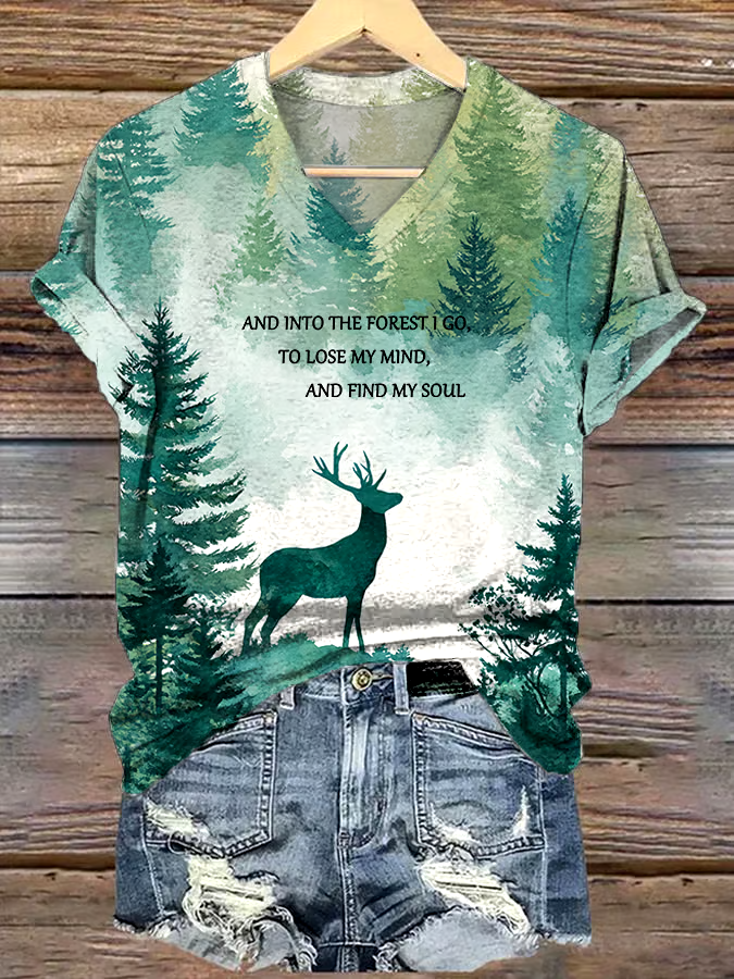 🌳Buy 3 get 12% off丨Women's National Parks Printed T-Shirts丨🌿100% natural cotton