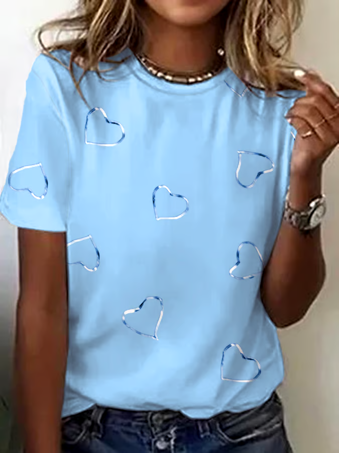 🎀Buy 3 get 12% off丨Women's Breast Cancer Awareness Print Casual T-Shirt 🎀Buy 3 get 12% off丨Women's Breast Cancer Awareness Print Casual T-Shirt