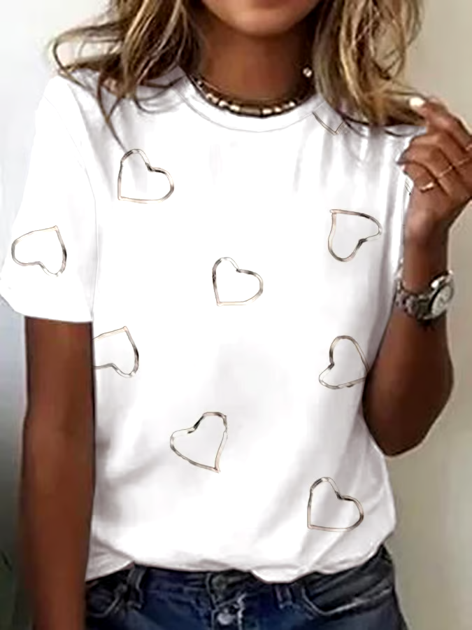 🎀Buy 3 get 12% off丨Women's Breast Cancer Awareness Print Casual T-Shirt 🎀Buy 3 get 12% off丨Women's Breast Cancer Awareness Print Casual T-Shirt