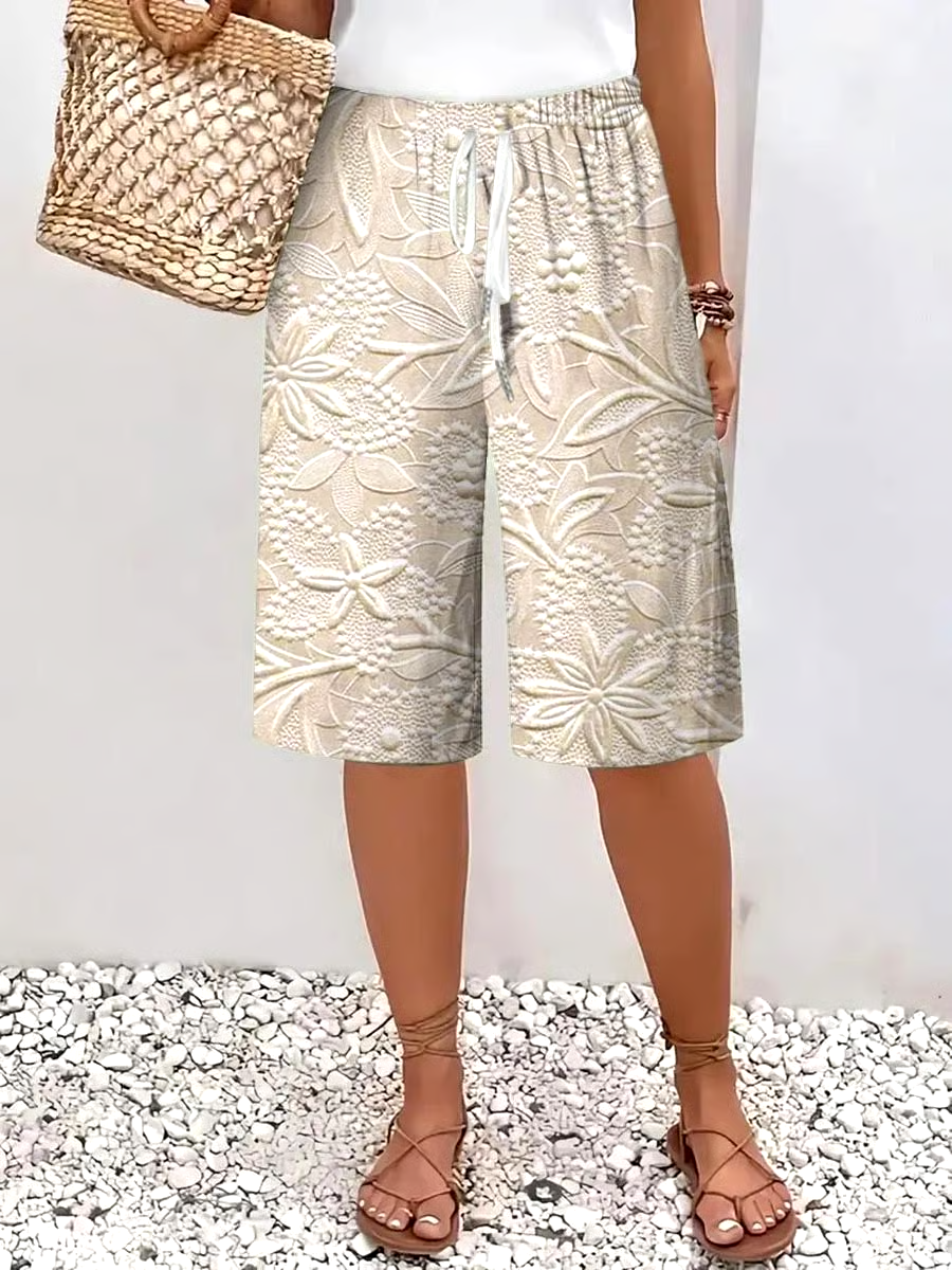 🌸Buy 3 get 12% off丨Women's Casual Retro Floral Cotton And Linen Pants