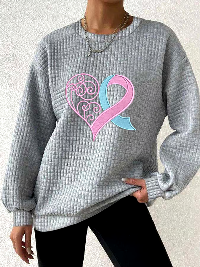🎀Buy 3 get 12% off丨Women's Pink Heart Checkered Sweatshirt 🎀Buy 3 get 12% off丨Women's Pink Heart Checkered Sweatshirt