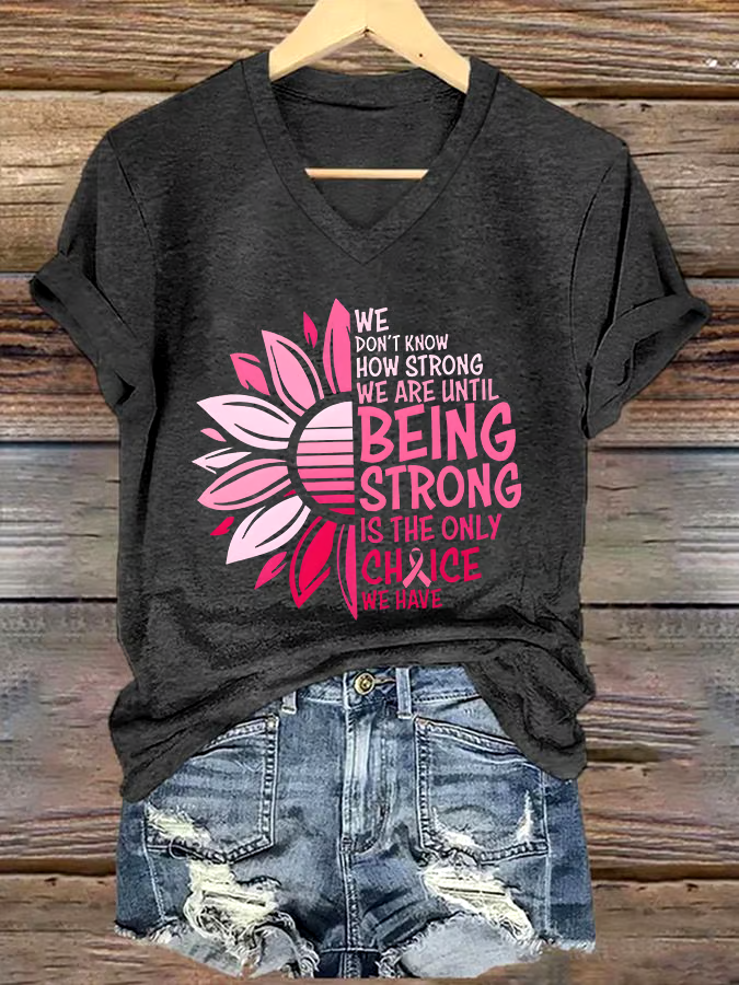 🎀Buy 3 get 12% off丨Women's Casual Breast Cancer Graphic Short Sleeve T-Shirt 🎀Buy 3 get 12% off丨Women's Casual Breast Cancer Graphic Short Sleeve T-Shirt
